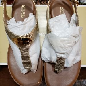 Michael Kors Gold Sandal